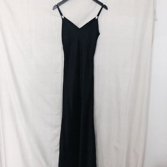Ralph Lauren Collection - Black Silk Slip Gown - Picture 6 of 8
